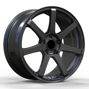 Aluminum Alloy Wheels Aftermarket Forged Car Alloy Wheels 18 Inch 18x8.5 5x114.3 7 Spoke Wheels Rims for Honda Civic