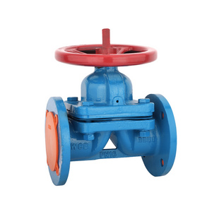 G41F46 Fluorine lined strong acid-base corrosion resistant diaphragm valve DN25-DN250