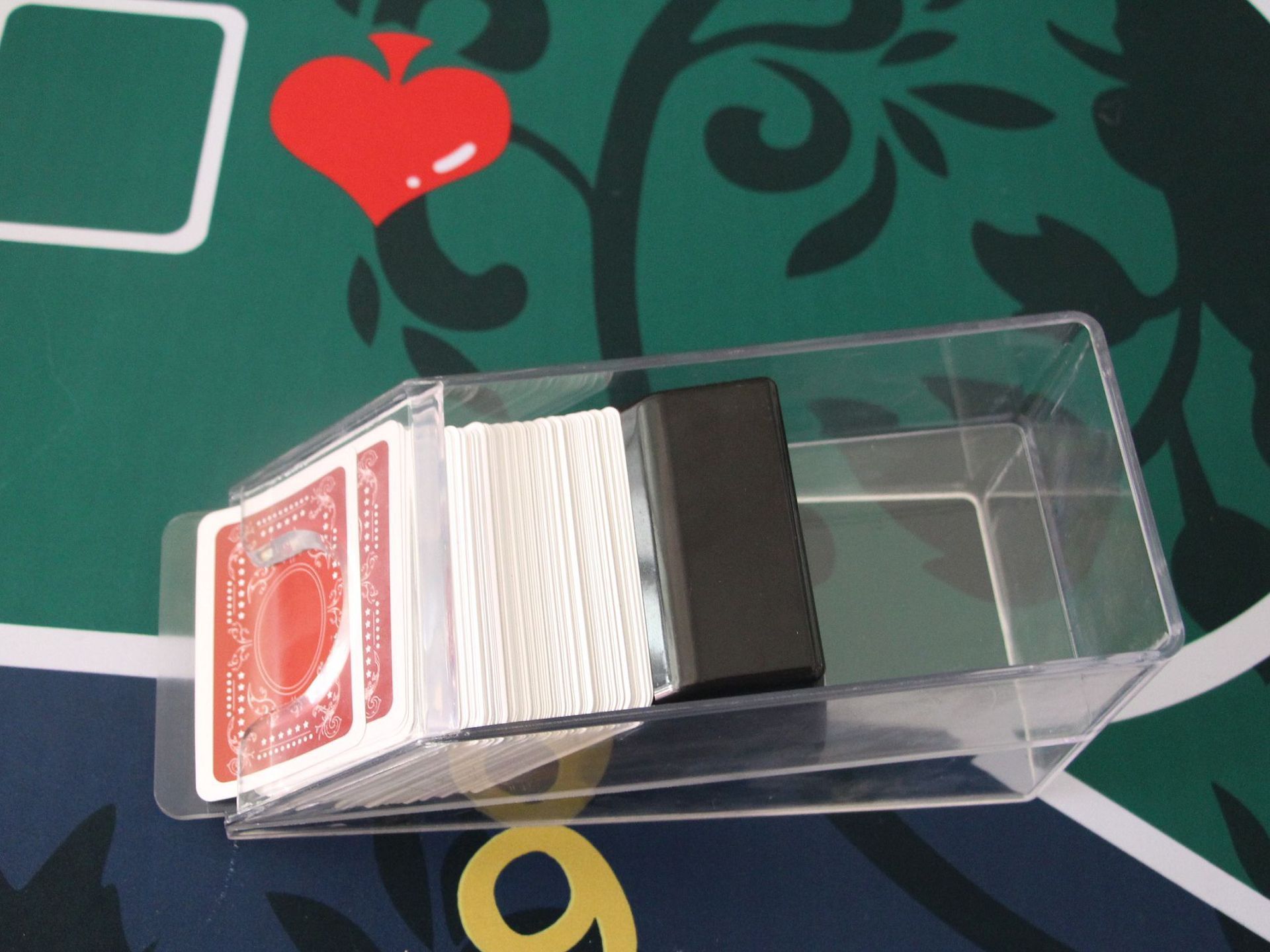 Blackjack Shoe Collection Clear Casino Grade Acrylic for Standard Size Poker Deck 4-6 Deck Size