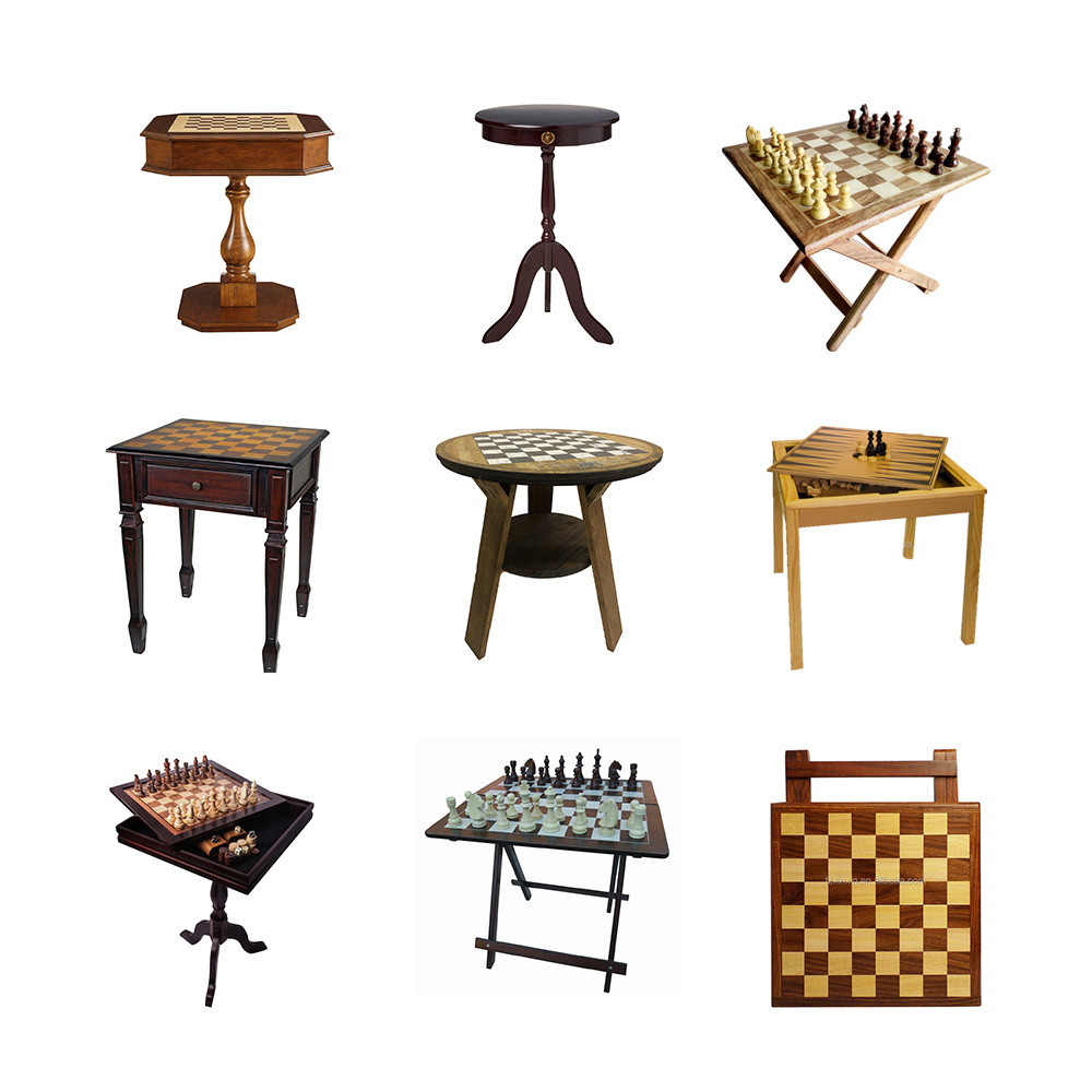 Customizable Chess Table 30 Years Factory Direct Sale Various Materials and Colors Available