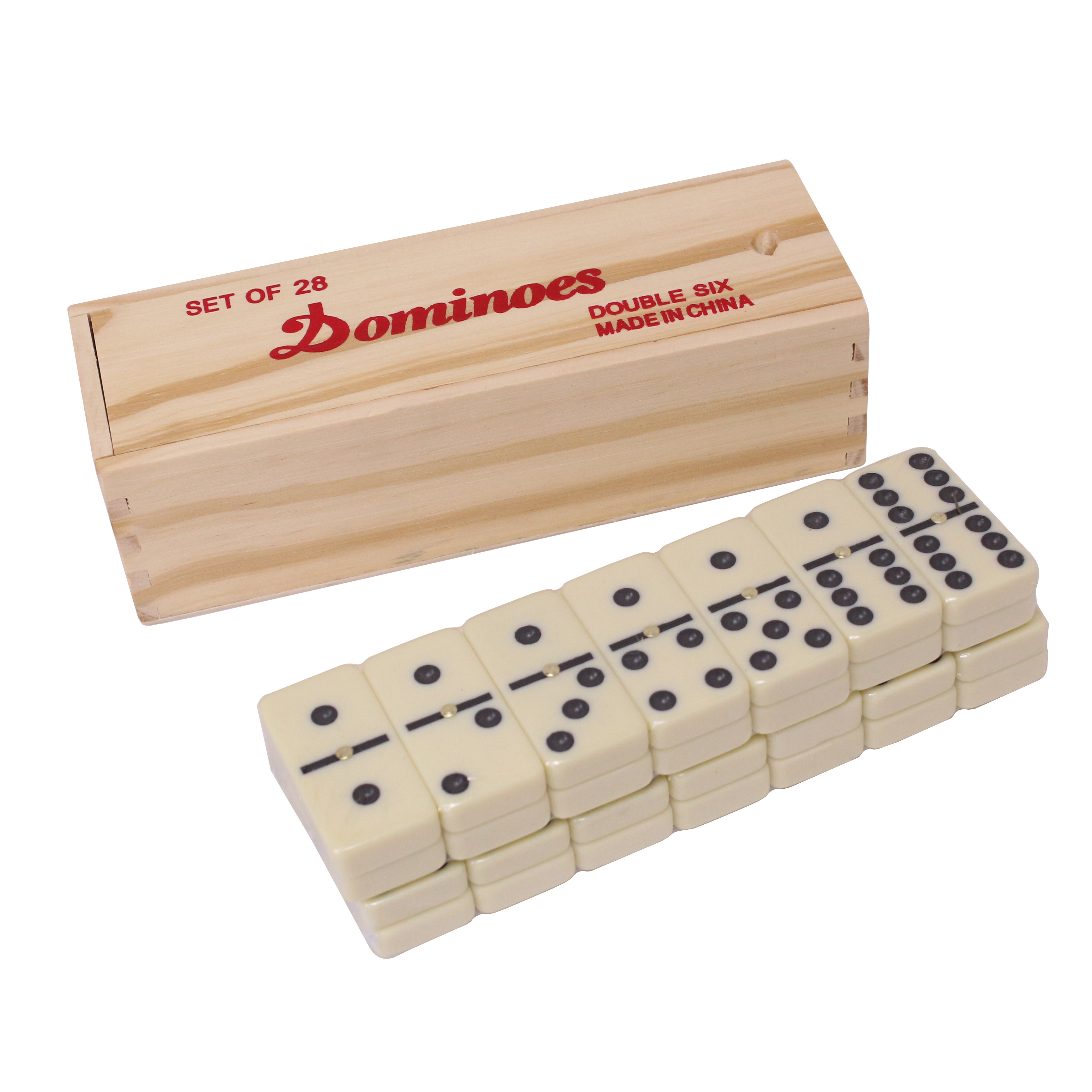 Customize domino sets with custom material sizes and patterns