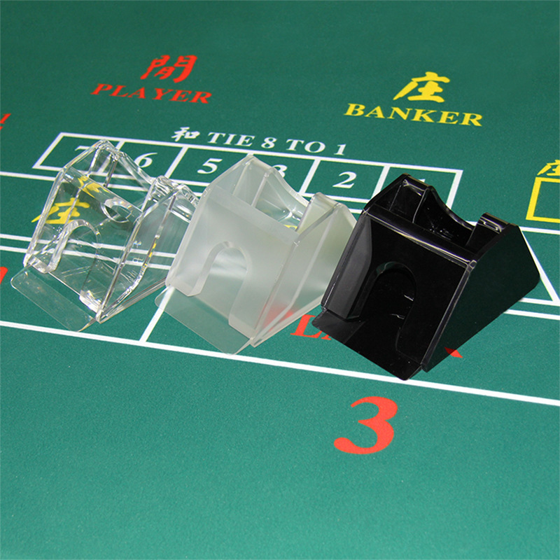 4 Deck Poker Card Dealing Shoe Acrylic Casino Playing Card Dealer Gambling Games Accessories Manual Playing Card Shuffler