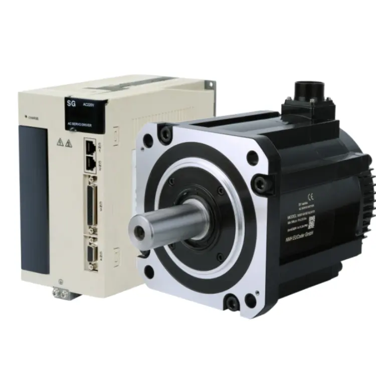 AC servomotors 3phase 4.3kw 220v 27nm high torque servo motor and driver cnc kit