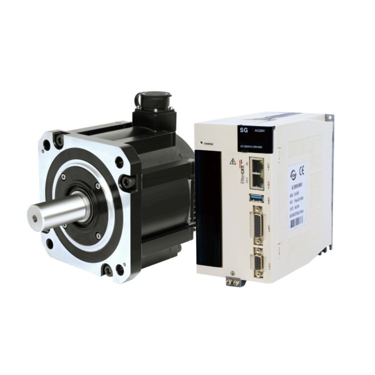 AC servomotors 3phase 4.3kw 220v 27nm high torque servo motor and driver cnc kit