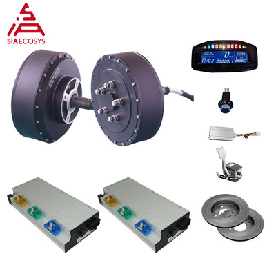 QS 273 8000W 96V 115kph electric car hub motor conversion kits with APT96600 controller