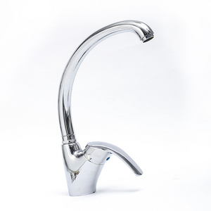 Swan Neck Kitchen Faucet Hot and Cold Single Hole Kitchen Faucet High-Quality Sink Faucet