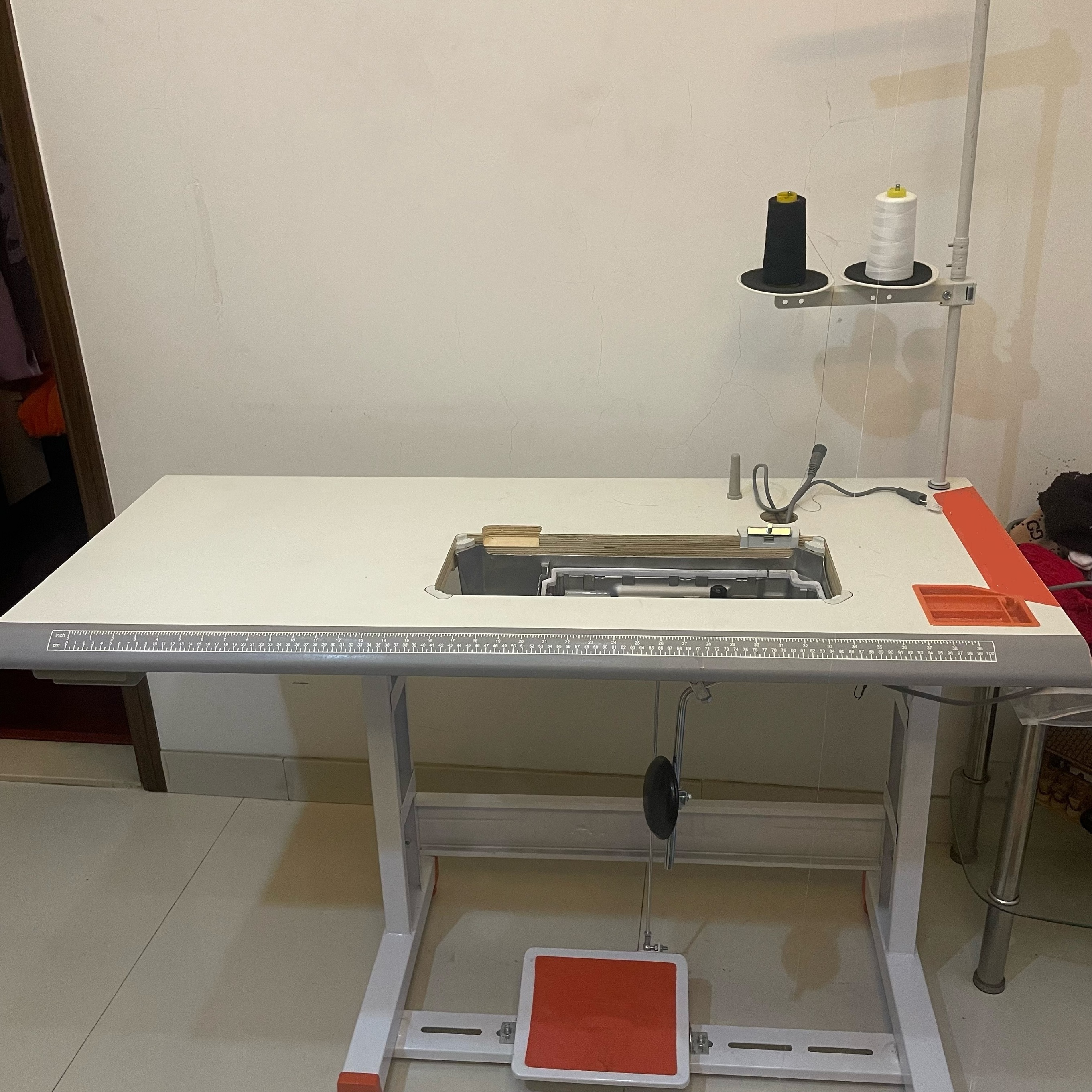 OEM ODM Sewing machine table Direct drive Lockstitch industrial sewing machine table and stand