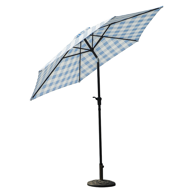 Hot market parasol large sun umbrella outdoor garden patio umbrella wholesale with push button tilt crank