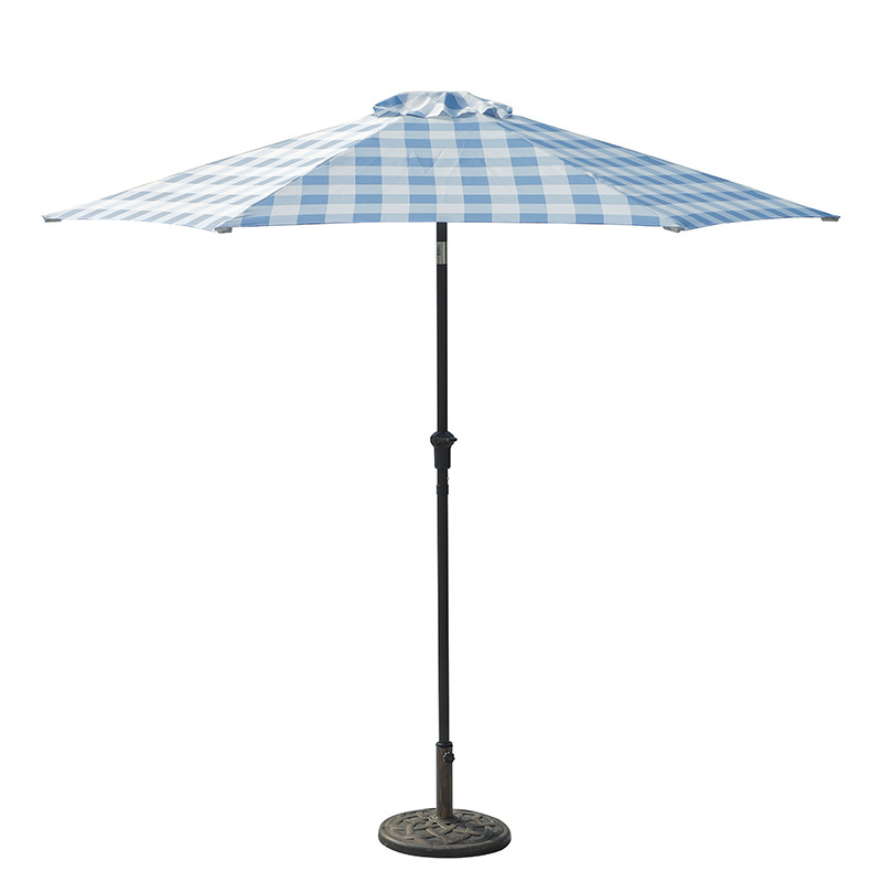 Hot market parasol large sun umbrella outdoor garden patio umbrella wholesale with push button tilt crank