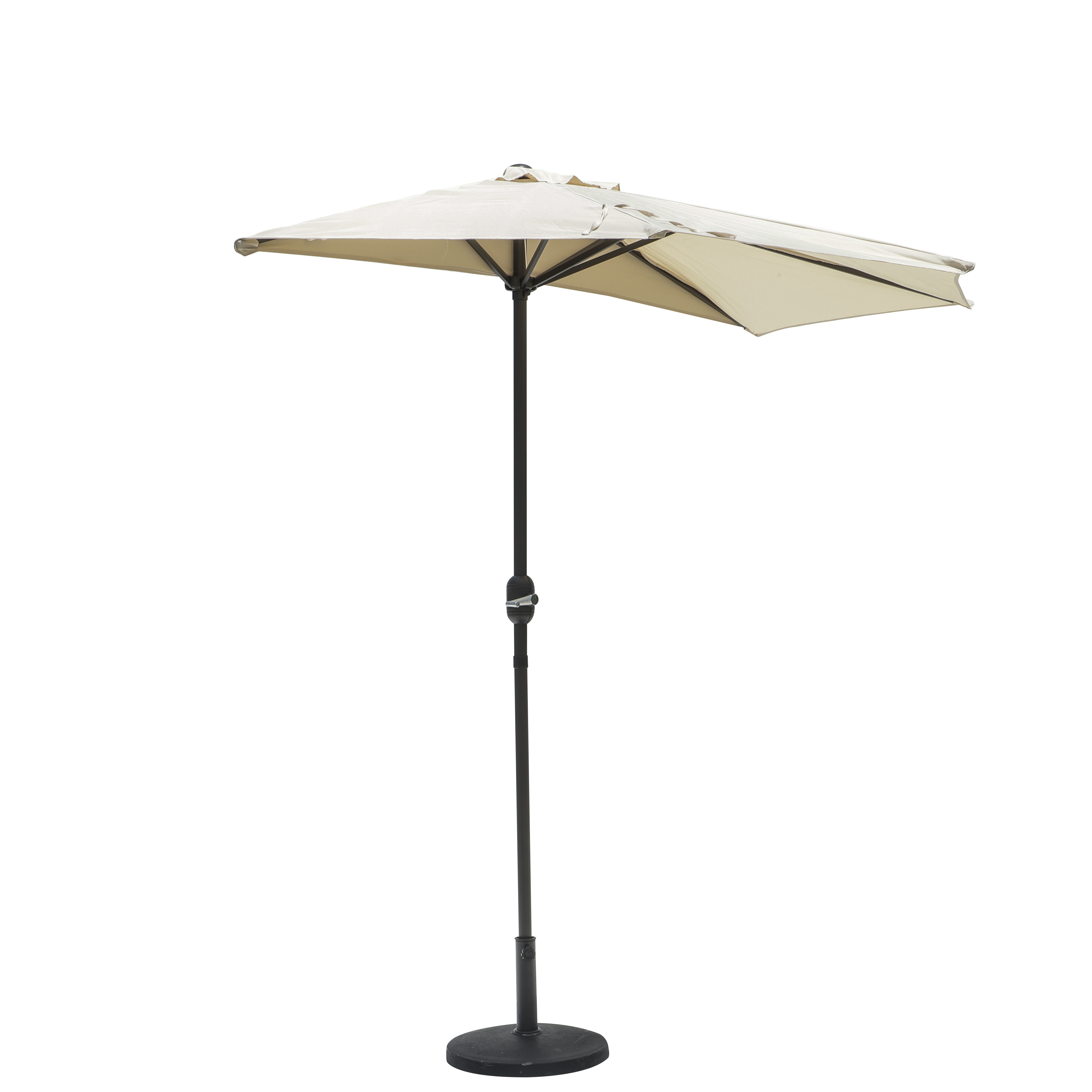 New Design Customized Waterproof Aluminum Frame Patio Outdoor Rain parasol Beach Umbrella Half Umbrella