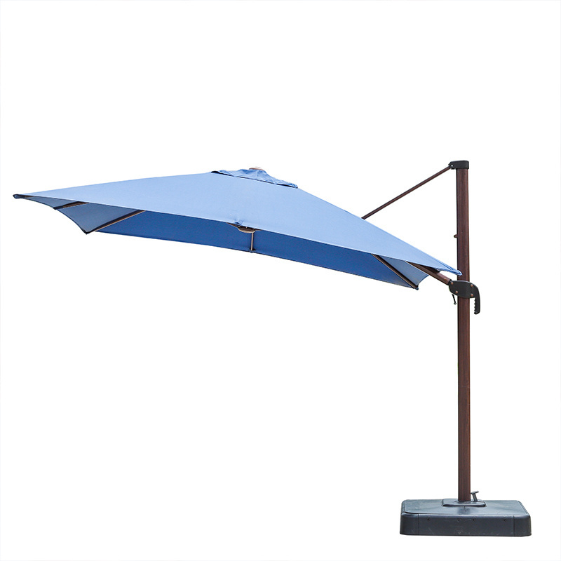 Wholesale Best Price Rome Cantilever Hanging Patio Garden Beach Hotel Outdoor Umbrella parasols 360 degree rotating umbrella