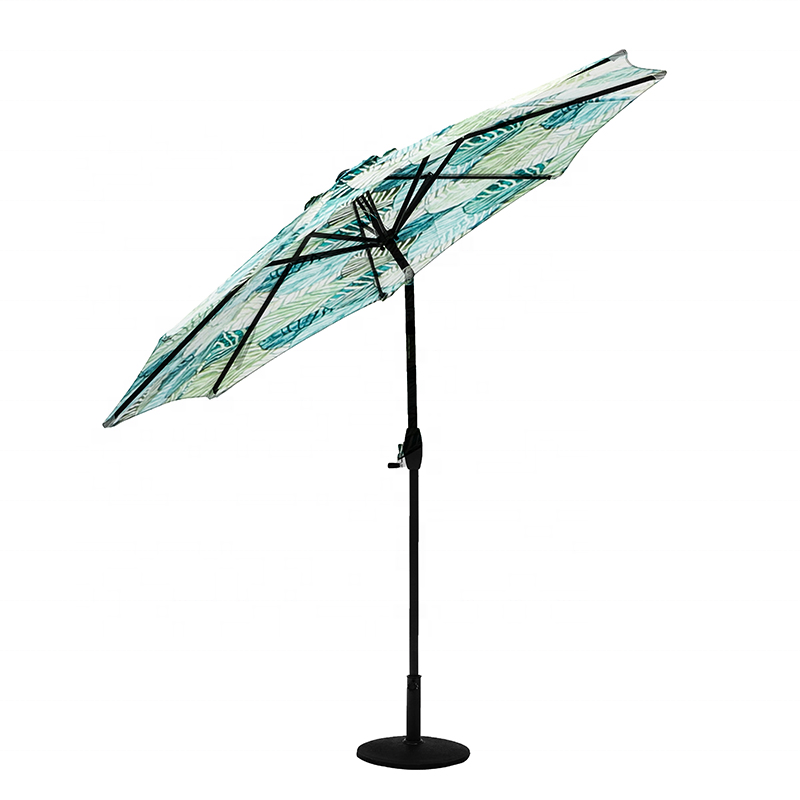 9ft Cheap Umbrella Patio Outdoor Parasol Aluminum Wind Proof Sun Large Beach UV Protective Summer Garden Cover Outdoor Umbrella