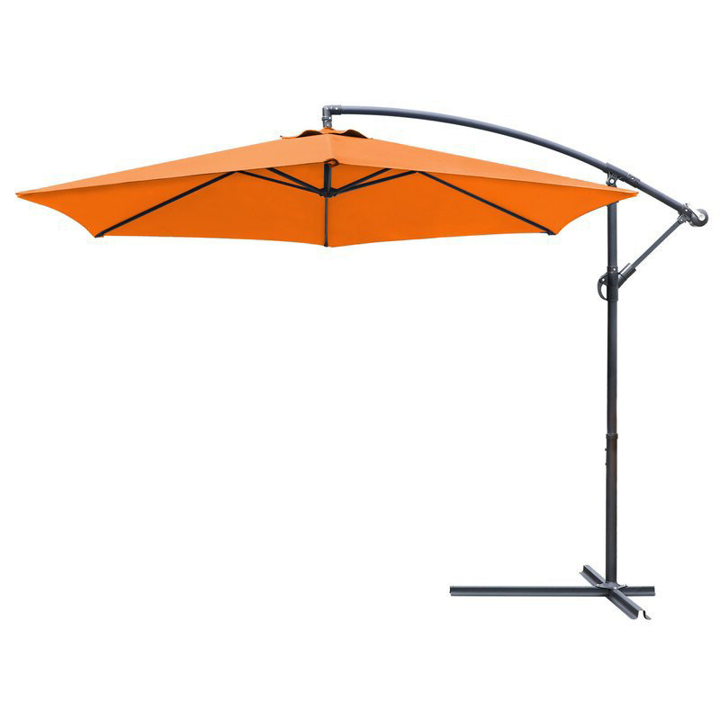 Outdoor 2.7m 3m 3.5m luxurious garden patio umbrella handle rotates 360 degrees beach cabana umbrella