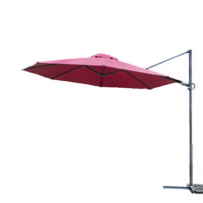 3M umbrella outdoor hanging waterproof cantilever garden beach patio sun parasol iron restaurant umbrella