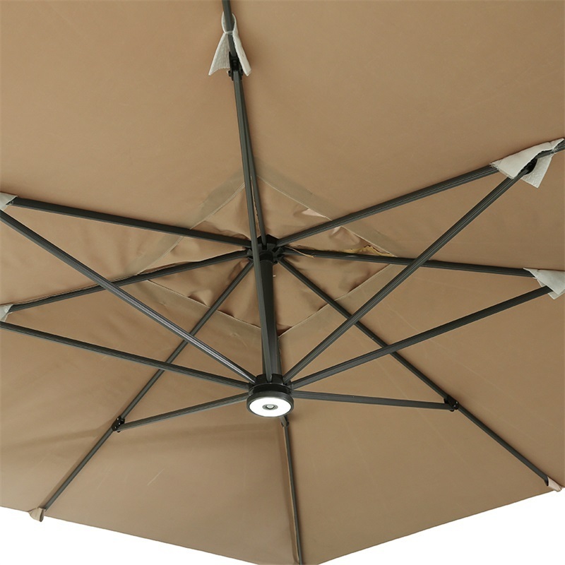 Custom Clear Garden Umbrella With Logo Prints China Factory single top round roman umbrella aluminum frame