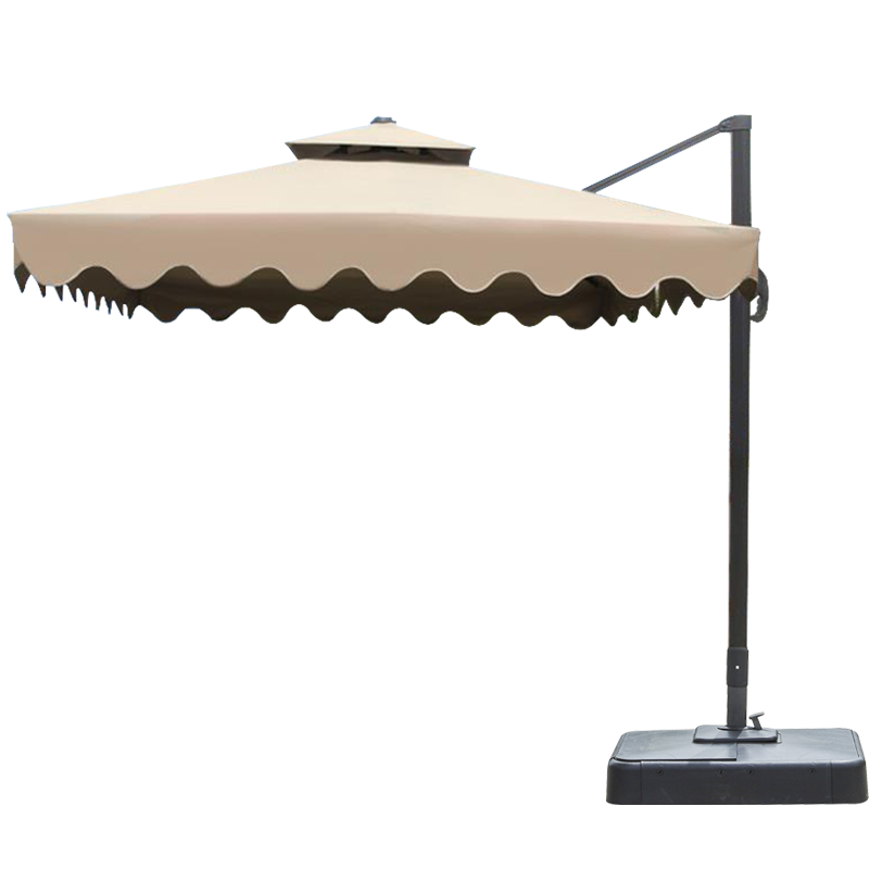 China custom 3*3m square outdoor sunshade parasol beach roman umbrellas for events