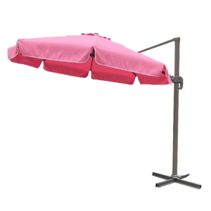 umbrella in round shape available furniture umbrella pink ruffle aluminum beach parasol