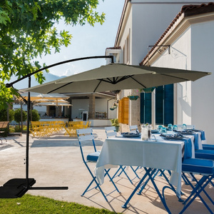 10FT New Hot Sale Outdoor Market Commercial Patio Umbrella Durable Cafe  Banana Hanging Umbrellas sonnenschirm