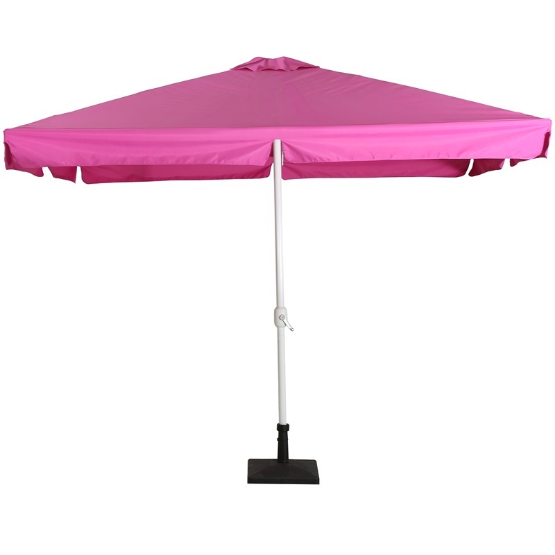 Factory Directly Large Parasols Adjustable Commercial Outdoor Garden ruffle parasol flap cafe umbrella