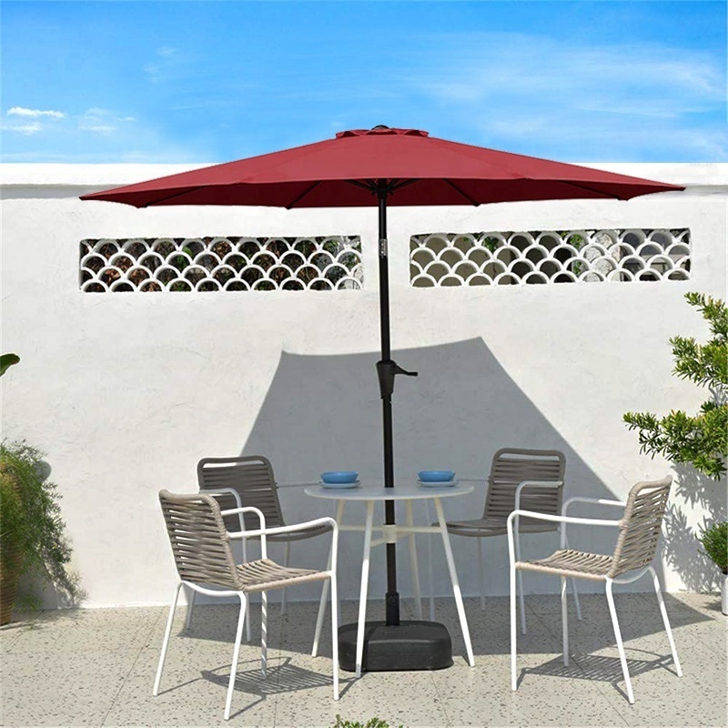 9ft New Arrival  Commercial Patio Umbrella Outdoor Beer Cafe Coffee Drink Restaurant Garden Hotel Parasol Macrame Umbrella