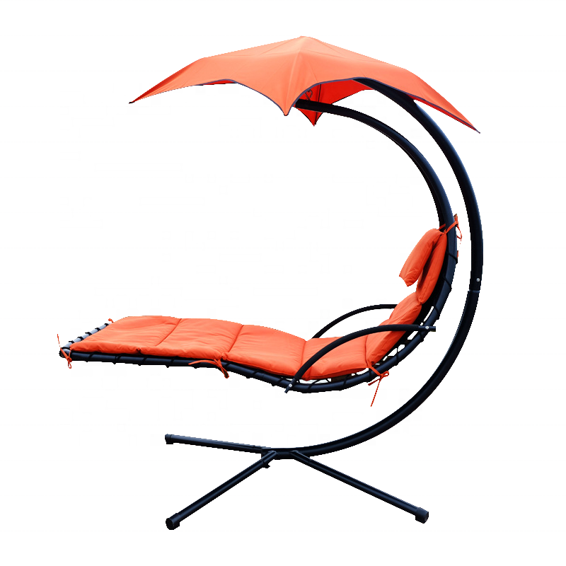 High quality Sun Lounger Garden Balcony Metal Hanging Canopy Bed swing hanging chair outdoor