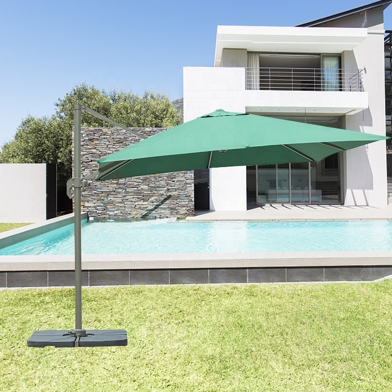 L Wholesale Large Adjustable Pool Umbrella With Windproof  Base Umbrella For Patio Sombrillas Para Jardin