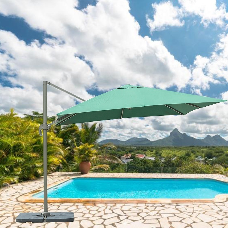 L Wholesale Large Adjustable Pool Umbrella With Windproof  Base Umbrella For Patio Sombrillas Para Jardin