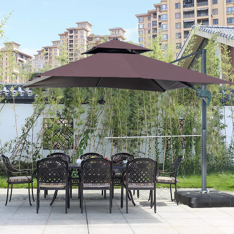 high quality windproof picnic Hotel Large outdoor  Custom sun parasols Garden Patio Outdoor Umbrella