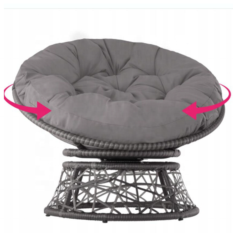 Cushion Patio Swivel Rattan outdoor sofa outdoor Round Papasan Chair papasan rattan chair