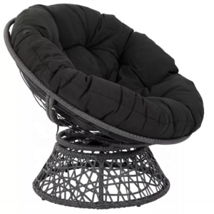 handmade premium quality papasan chair sofa chairs PE Rattan With Cushions Outdoor Patio Papasan Chairs