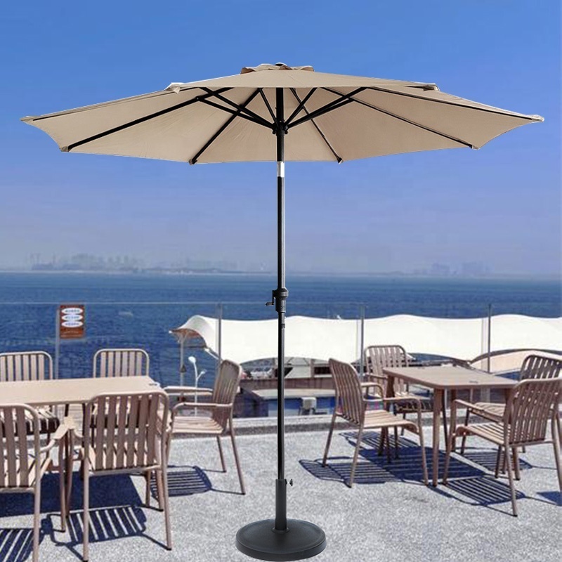 L Wholesale Outdoor 10ft Water Uv Resistant Patio Table Umbrellas Commercial Market Parasols With Tilt Crank For Yard Garden