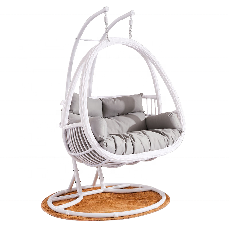 outdoor double egg swing chair with stand egg chairs for living room swing swing