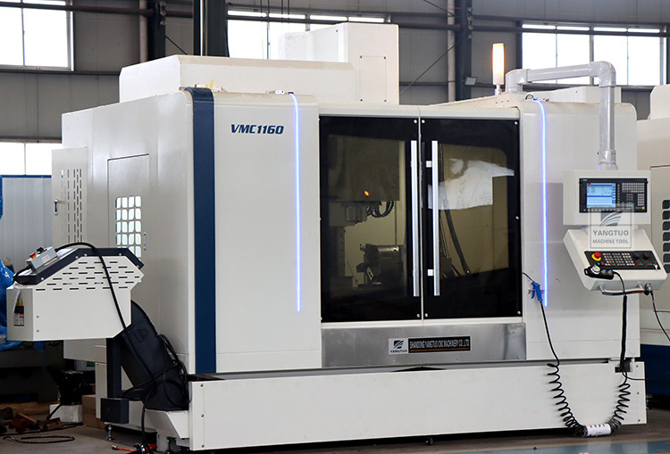 china heavy duty drill machine cnc milling machine VMC1160 4 axis rotary cnc milling machine price