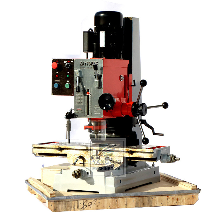 factory cheap price horizontal drilling and milling machine zay7032g zx7045 manual milling drill