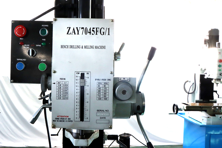 factory cheap price horizontal drilling and milling machine zay7032g zx7045 manual milling drill