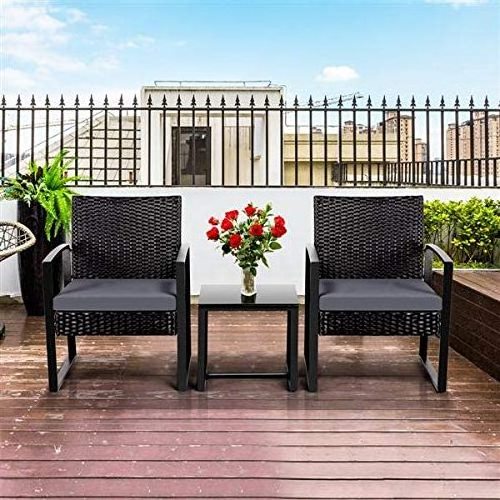 Georgia restaurant Outdoor/Home furniture Wicker dining tables and chairs Garden plastic rattan Furniture