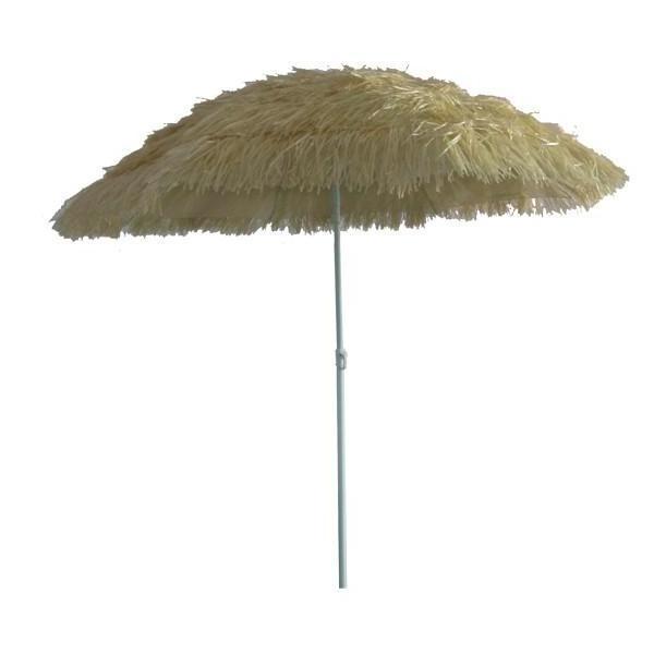 Custom Outdoor Garden Unique Shade Straw Beach Umbrella With Stand