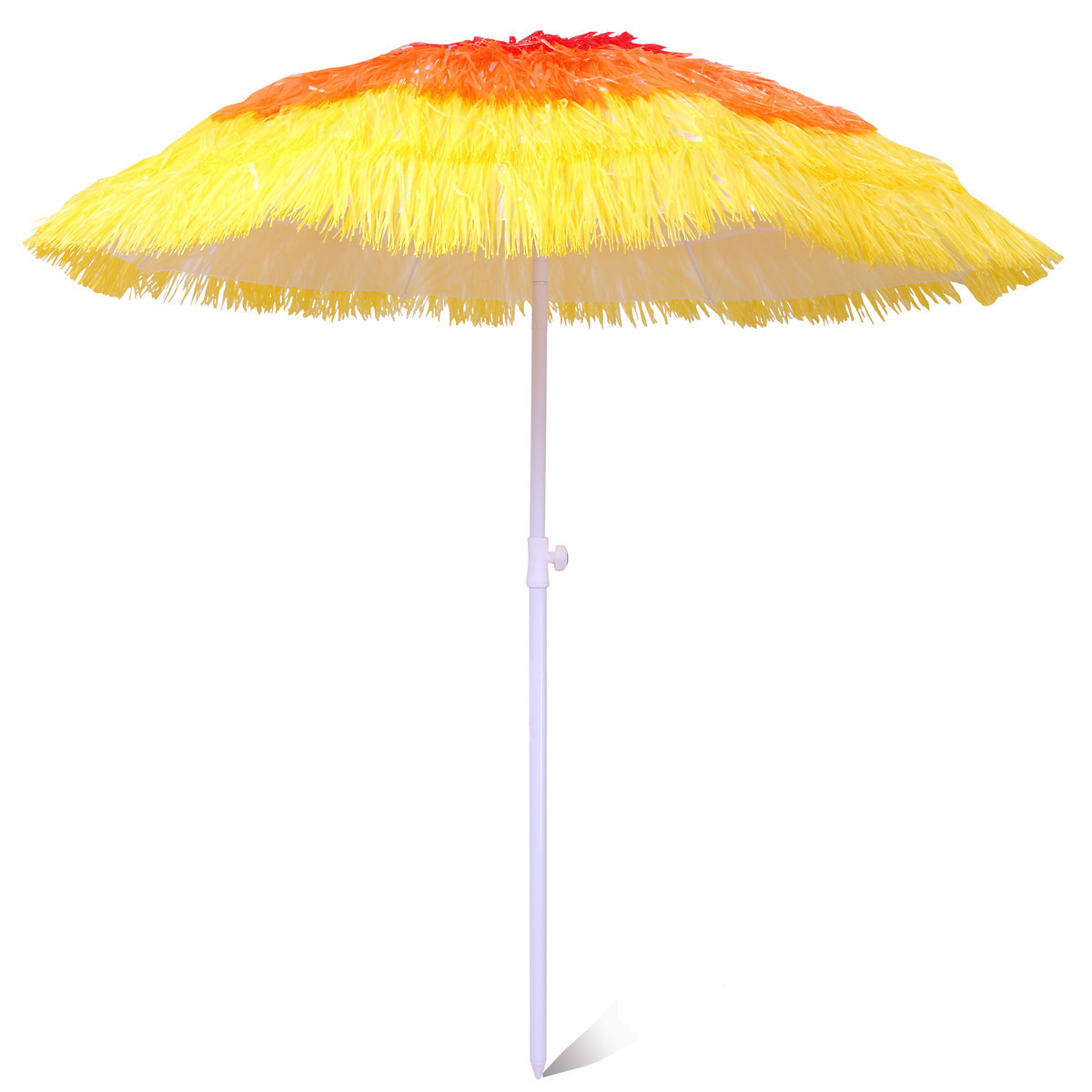 Custom Outdoor Garden Unique Shade Straw Beach Umbrella With Stand