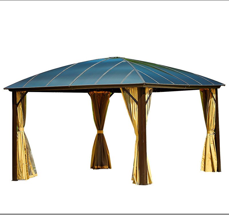 Modern event Aluminum alloy awings Bring curtains and mosquito nets stent dome hardtop gazebo