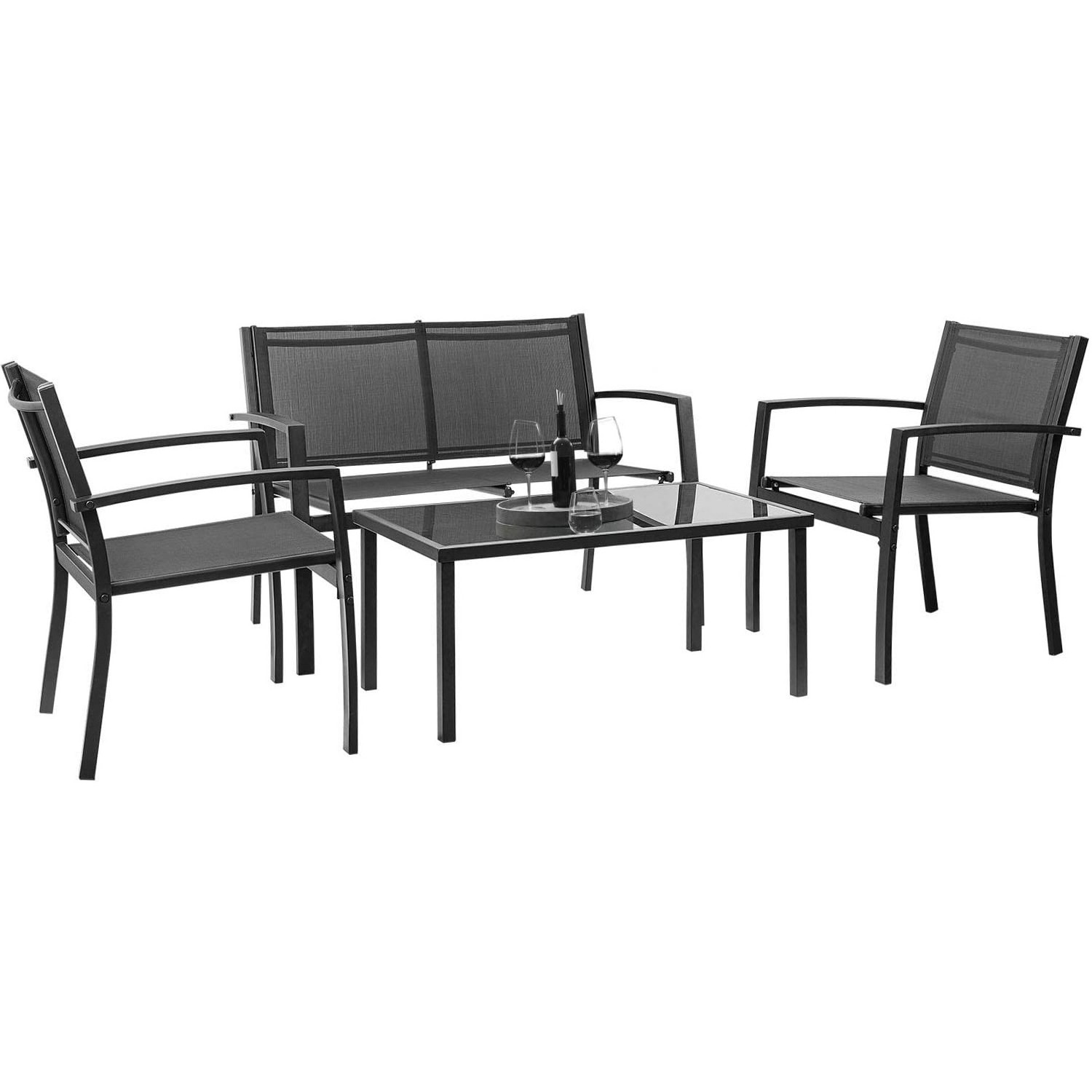 Factory direct price rattan garden sets teslin patio wicker furniture outdoor