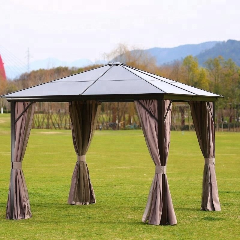 Pavilion Gazebo Wholesale, Canopy Rattan Gazebo Outdoor Garden