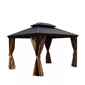 Pavilion Gazebo Wholesale, Canopy Rattan Gazebo Outdoor Garden