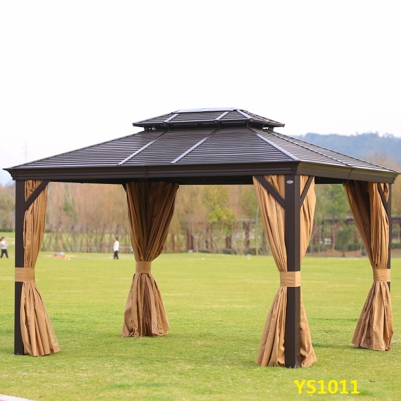 pergola Gazebo Aluminium, New Design Outdoor Gazebo Garden Tent Manufacturer