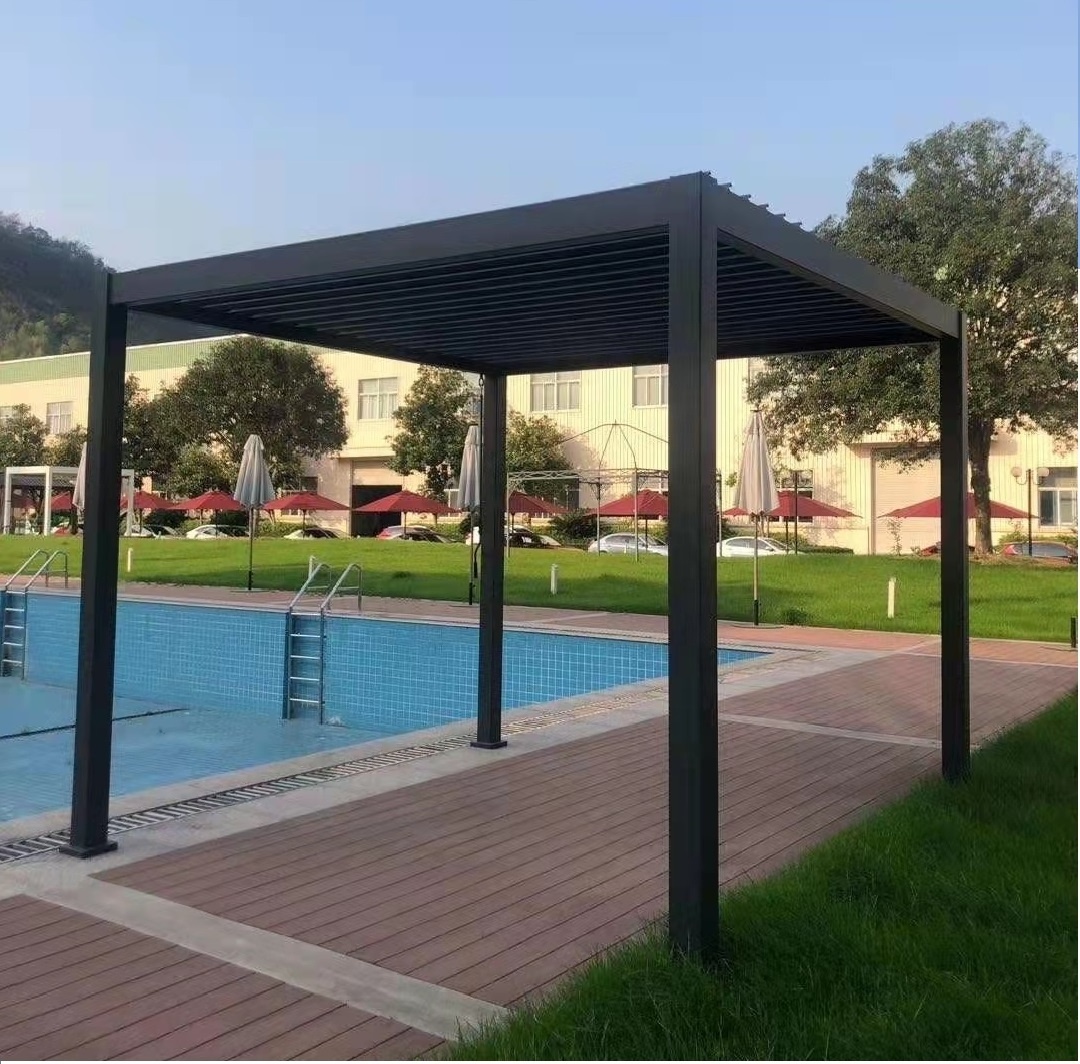 pergola Gazebo Aluminium, New Design Outdoor Gazebo Garden Tent Manufacturer