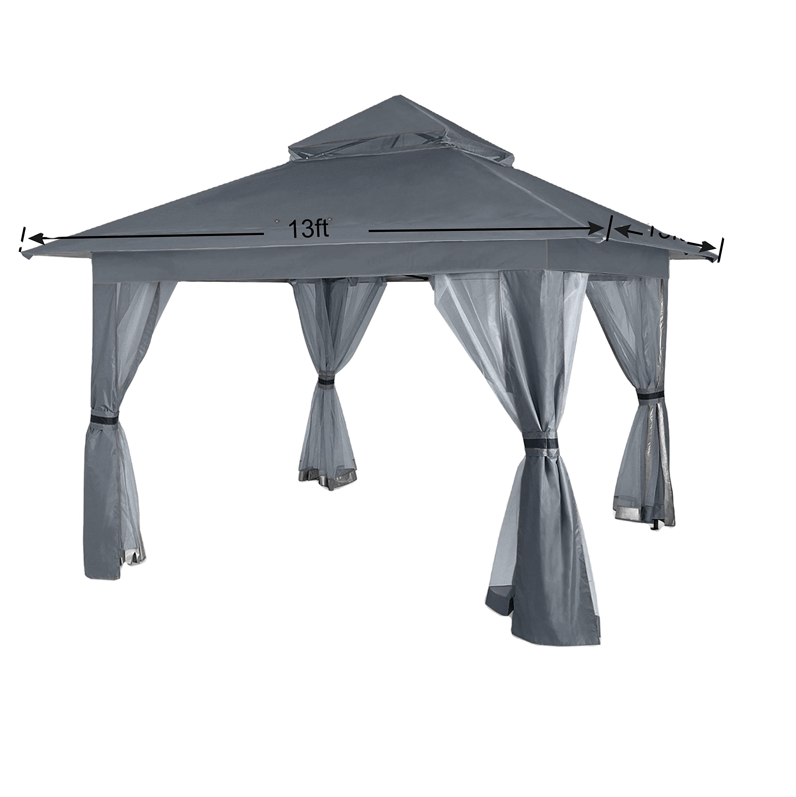 Hot Selling Outdoor Pop up Gazebo Wholesale Canopy Folding Metal Gazebo with Mosquito Netting garden canopy outdoor gazebo