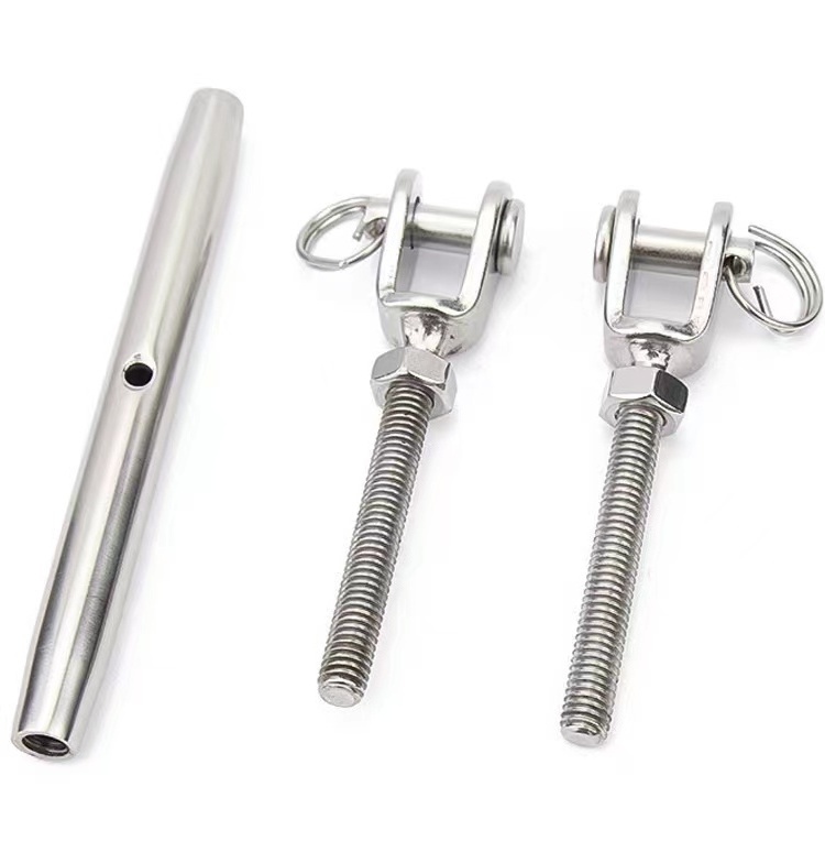 High quality Factory Supply Product Stainless Steel 304/316 M5-M20 Turnbuckles  jaw-jaw