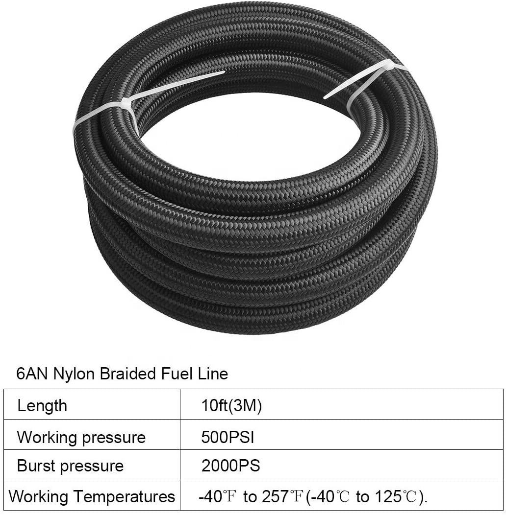 10FT 6AN 3/8