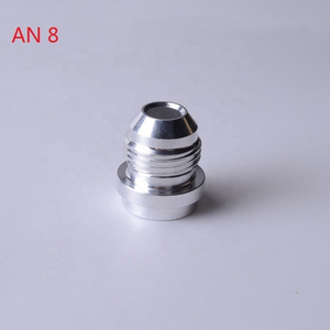 Top Quality Aluminum AN4 6 8 10 12 16-AN Straight Male Weld Fitting Adapter Weld Bung Hose Fitting