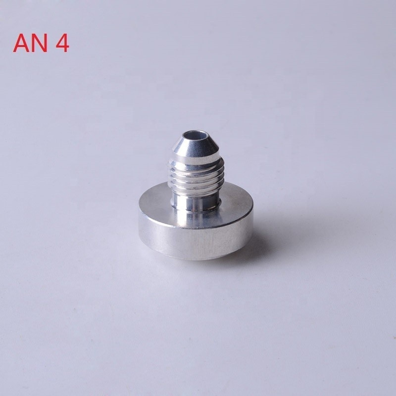 Top Quality Aluminum AN4 6 8 10 12 16-AN Straight Male Weld Fitting Adapter Weld Bung Hose Fitting