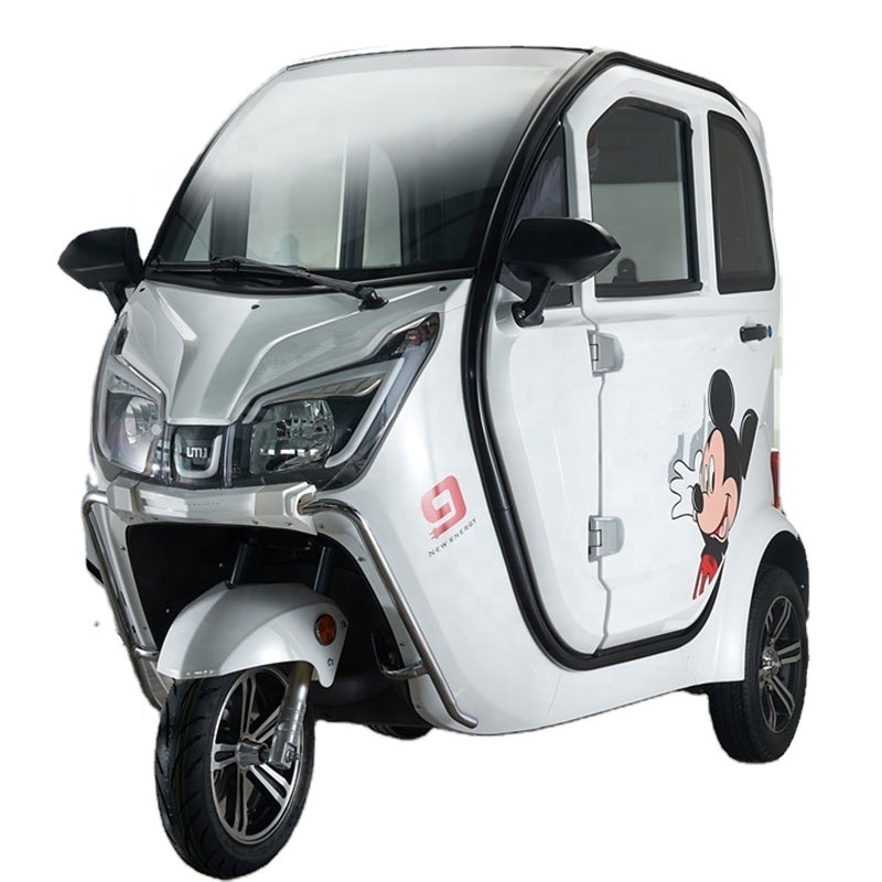 Fully enclosed  electric tricycle for passengers mini electric tricycle tuk tuk